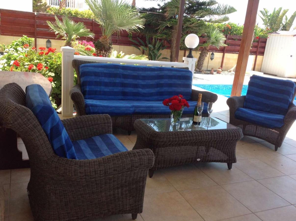 Carolyn Villa Is A Luxury 4-Bedroom Villa With Private Pool In Agia Napa Buitenkant foto